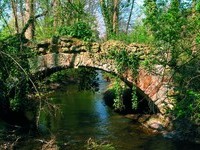 Brcke im Schlogarten Hugstetten (Bildnachweis: Gemeinde March )