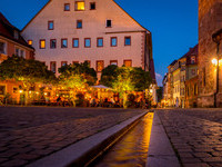 Innenstadt Abendstimmung (Bildnachweis: Wirtschaft und Tourismus VS GmbH)